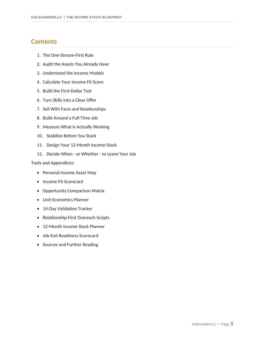 Page 5 · Contents